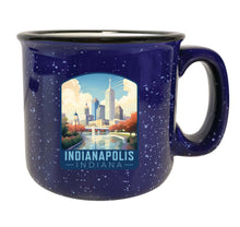 Load image into Gallery viewer, Indianapolis Indiana Design A Souvenir 16 oz Ceramic camping mug
