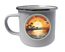 Load image into Gallery viewer, Biloxi Mississippi Design A Souvenir Tin Camper Coffee Mug
