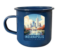 Load image into Gallery viewer, Indianapolis Indiana Design A Souvenir Tin Camper Coffee Mug
