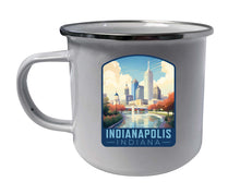 Load image into Gallery viewer, Indianapolis Indiana Design A Souvenir Tin Camper Coffee Mug
