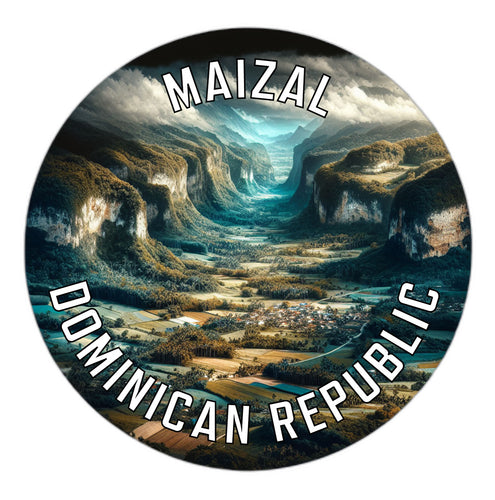 Maizal Dominican Republic Souvenir Vinyl Decal Sticker 2-Inch