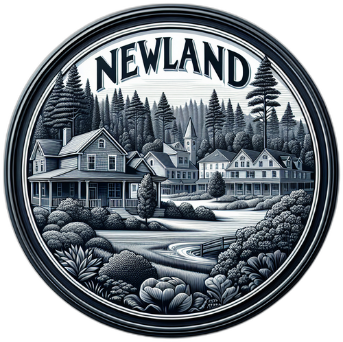 Newland North Carolina Souvenir Die Cut Flat Magnet 4-Inch