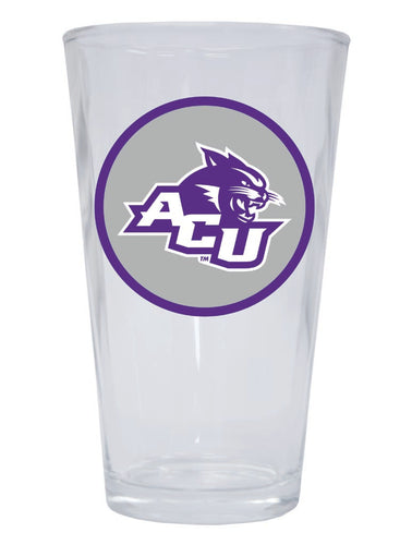 Abilene Christian University 16 oz Pint Glass Circle Design Officially Licensed Collegiate Product Single