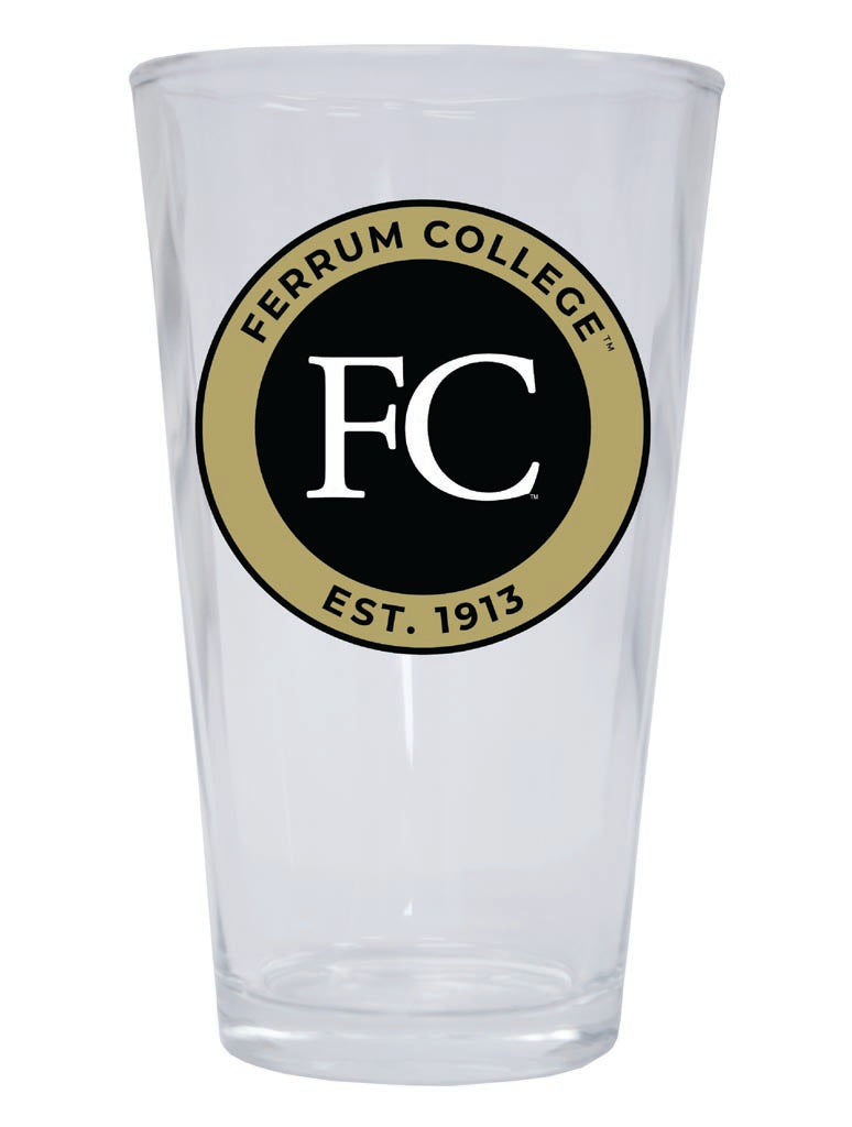 Ferrum College 16 oz Pint Glass Circle Design Officially Licensed Collegiate Product Single