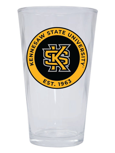 Kennesaw State University 16 oz Pint Glass Circle Design Officially Licensed Collegiate Product Single