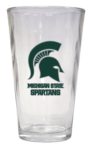 Michigan State Spartans 16 oz Pint Glass Officially Licensed Collegiate Product 2-Pack