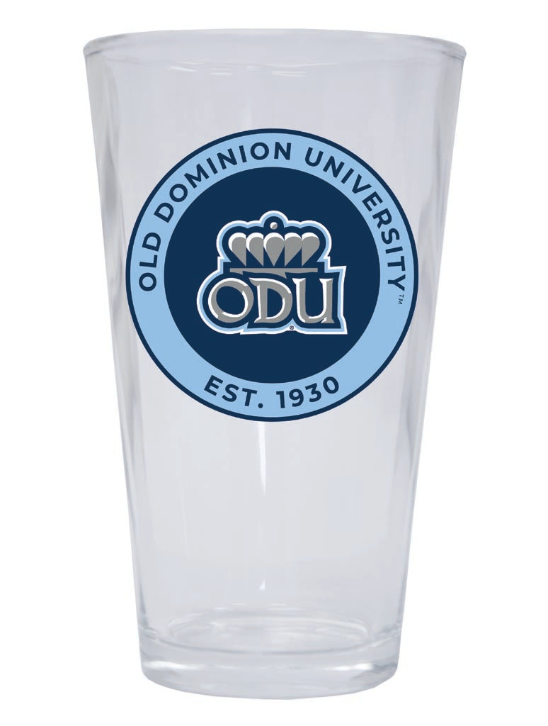 Old Dominion Monarchs 16 oz Pint Glass Circle Design Officially Licensed Collegiate Product Single