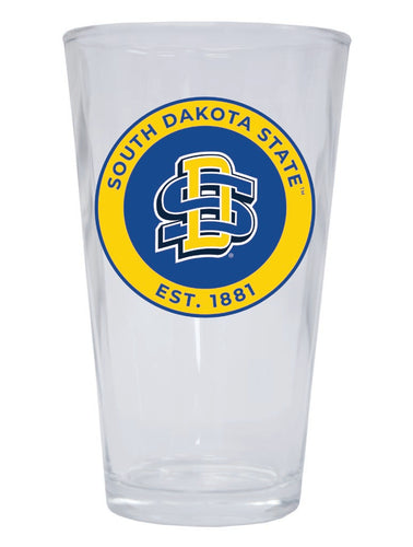 South Dakota State Jackrabbits 16 oz Pint Glass Circle Design Officially Licensed Collegiate Product Single