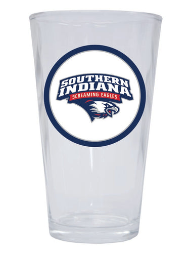 University of Southern Indiana 16 oz Pint Glass Circle Design Officially Licensed Collegiate Product Single