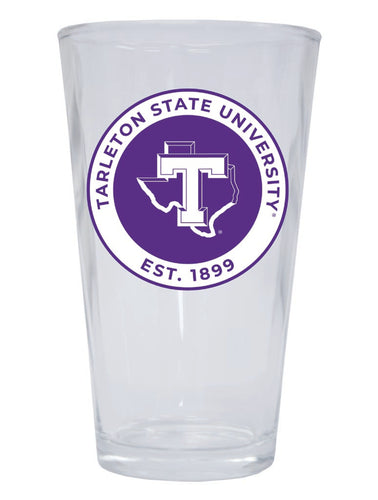 Tarleton State University 16 oz Pint Glass Circle Design Officially Licensed Collegiate Product Single