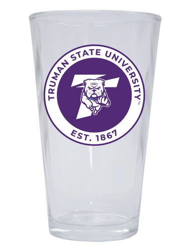 Truman State University 16 oz Pint Glass Circle Design Officially Licensed Collegiate Product 2-Pack