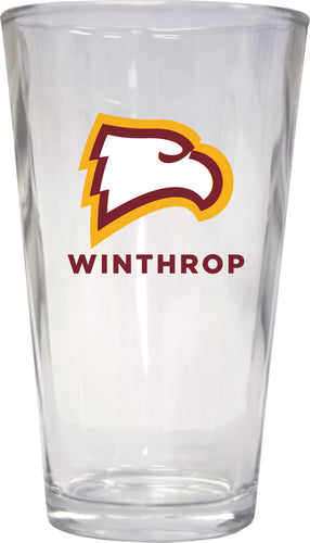 Winthrop University 16 oz Pint Glass Officially Licensed Collegiate Product 2-Pack