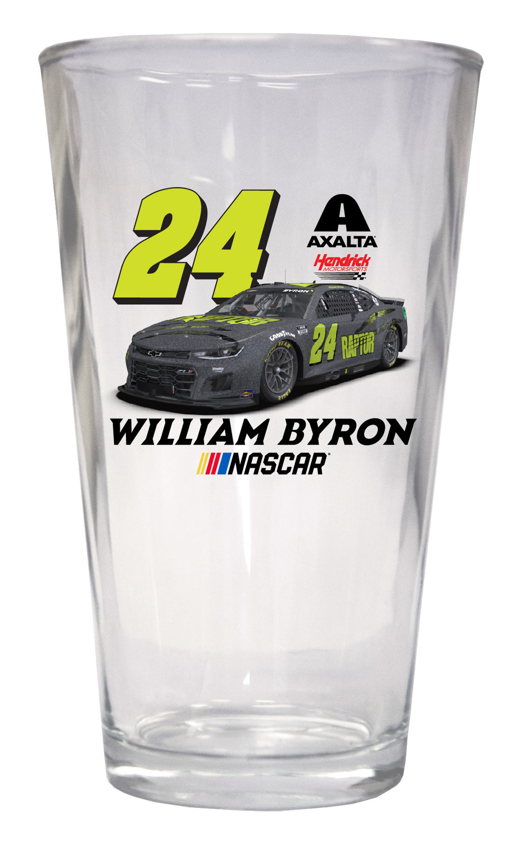 #24 William Byron  Pint Glass