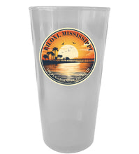 Load image into Gallery viewer, Biloxi Mississippi Design A Souvenir Plastic 16 oz pint
