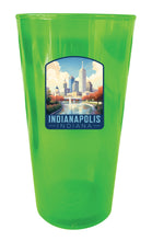 Load image into Gallery viewer, Indianapolis Indiana Design A Souvenir Plastic 16 oz pint
