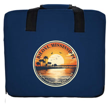 Load image into Gallery viewer, Biloxi Mississippi Design A Souvenir Destination Seat Cushion
