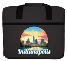 Load image into Gallery viewer, Indianapolis Indiana Design B Souvenir Destination Seat Cushion
