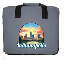 Load image into Gallery viewer, Indianapolis Indiana Design B Souvenir Destination Seat Cushion
