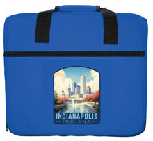 Load image into Gallery viewer, Indianapolis Indiana Design A Souvenir Destination Seat Cushion
