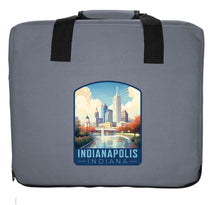 Load image into Gallery viewer, Indianapolis Indiana Design A Souvenir Destination Seat Cushion
