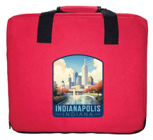 Load image into Gallery viewer, Indianapolis Indiana Design A Souvenir Destination Seat Cushion
