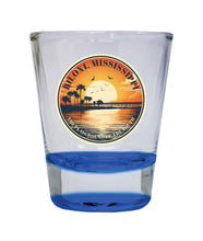 Load image into Gallery viewer, Biloxi Mississippi Design A Souvenir 2 Ounce Shot Glass Round
