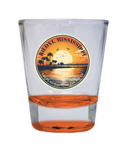 Load image into Gallery viewer, Biloxi Mississippi Design A Souvenir 2 Ounce Shot Glass Round
