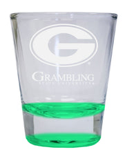 Load image into Gallery viewer, Grambling State Tigers  2 oz Engraved Shot Glass Round  Officially Licensed Collegiate Product
