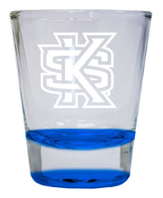 Load image into Gallery viewer, Kennesaw State University 2 oz Engraved Shot Glass Round  Officially Licensed Collegiate Product
