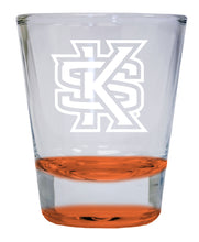 Load image into Gallery viewer, Kennesaw State University 2 oz Engraved Shot Glass Round Officially Licensed Collegiate Product
