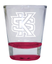 Load image into Gallery viewer, Kennesaw State University 2 oz Engraved Shot Glass Round  Officially Licensed Collegiate Product
