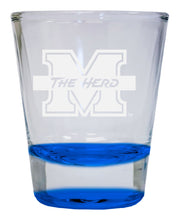 Load image into Gallery viewer, Marshall Thundering Herd 2 oz Engraved Shot Glass Round  Officially Licensed Collegiate Product
