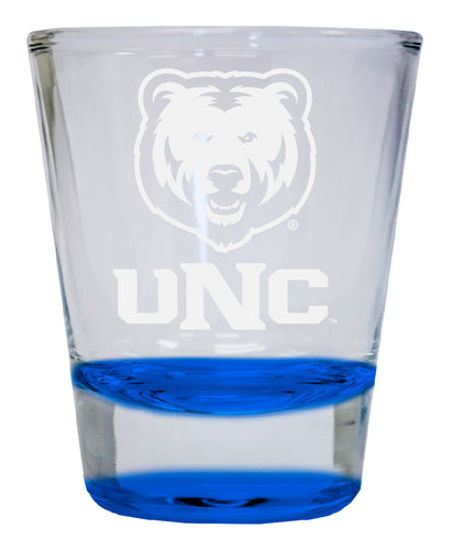 Northern Colorado Bears  2 oz Engraved Shot Glass Round Officially Licensed Collegiate Porduct