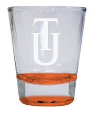 Load image into Gallery viewer, Tuskegee University 2 oz Engraved Shot Glass Round  Officially Licensed Collegiate Product
