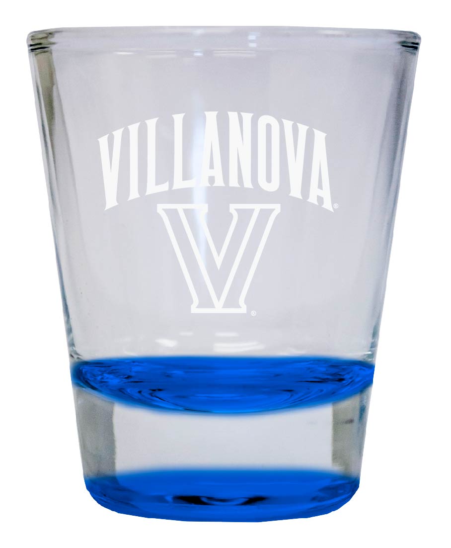 Villanova Wildcats  2 oz Engraved Shot Glass Round Officially Licensed Collegiate Product