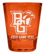 Load image into Gallery viewer, Bowling Green Falcons Customizable Engraved Full Color 2oz Shot Glass Officially Licensed Collegiate Product
