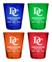 Load image into Gallery viewer, Davidson College Customizable Engraved Full Color 2oz Shot Glass Officially Licensed Collegiate Product
