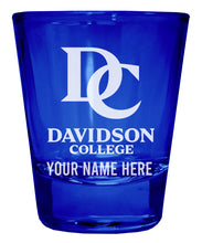 Load image into Gallery viewer, Davidson College Customizable Engraved Full Color 2oz Shot Glass Officially Licensed Collegiate Product
