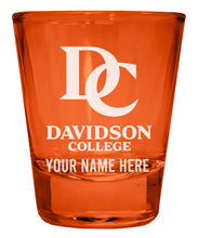 Load image into Gallery viewer, Davidson College Customizable Engraved Full Color 2oz Shot Glass Officially Licensed Collegiate Product
