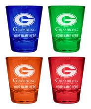 Load image into Gallery viewer, Grambling State Tigers Customizable Engraved Full Color 2oz Shot Glass Officially Licensed Collegiate Product
