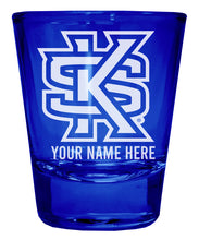 Load image into Gallery viewer, Kennesaw State University Customizable Engraved Full Color 2oz Shot Glass Officially Licensed Collegiate Product
