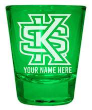 Load image into Gallery viewer, Kennesaw State University Customizable Engraved Full Color 2oz Shot Glass Officially Licensed Collegiate Product
