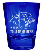 Load image into Gallery viewer, Plymouth State University Customizable Engraved Full Color 2oz Shot Glass Officially Licensed Collegiate Product
