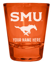 Load image into Gallery viewer, Southern Methodist University Customizable Engraved Full Color 2oz Shot Glass Officially Licensed Collegiate Product
