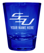 Load image into Gallery viewer, Savannah State University Customizable Engraved Full Color 2oz Shot Glass Officially Licensed Collegiate Product
