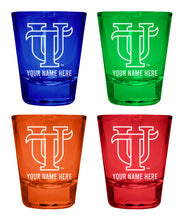 Load image into Gallery viewer, University of Tampa Spartans Customizable Engraved Full Color 2oz Shot Glass Officially Licensed Collegiate Product
