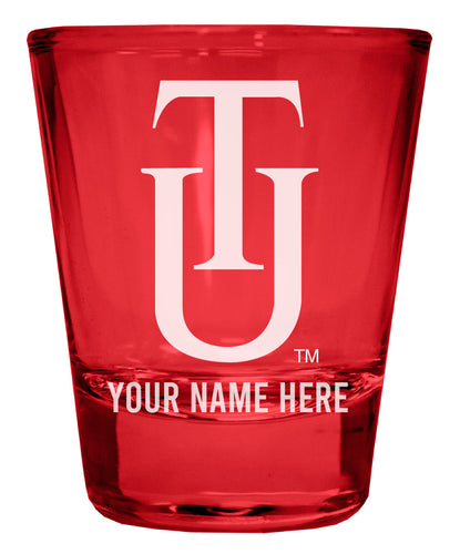 Tuskegee University Customizable Engraved Full Color 2oz Shot Glass Red Officially Licensed Collegiate Product 4-Pack