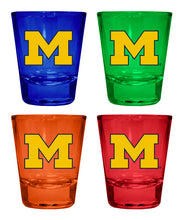 Load image into Gallery viewer, Michigan Wolverines Full Color 2oz Shot Glass Officially Licensed Collegiate Product
