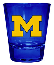 Load image into Gallery viewer, Michigan Wolverines Full Color 2oz Shot Glass Officially Licensed Collegiate Product
