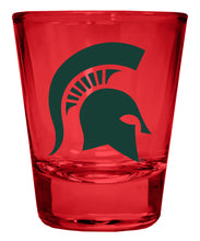 Load image into Gallery viewer, Michigan State Spartans Full Color 2oz Shot Glass Officially Licensed Collegiate Product
